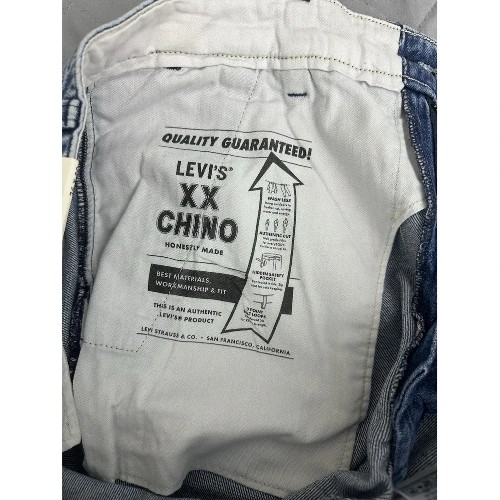 Levi's Men's‎ XX Chino Loose Straight Pleated Jeans Pants Size 36X30 New